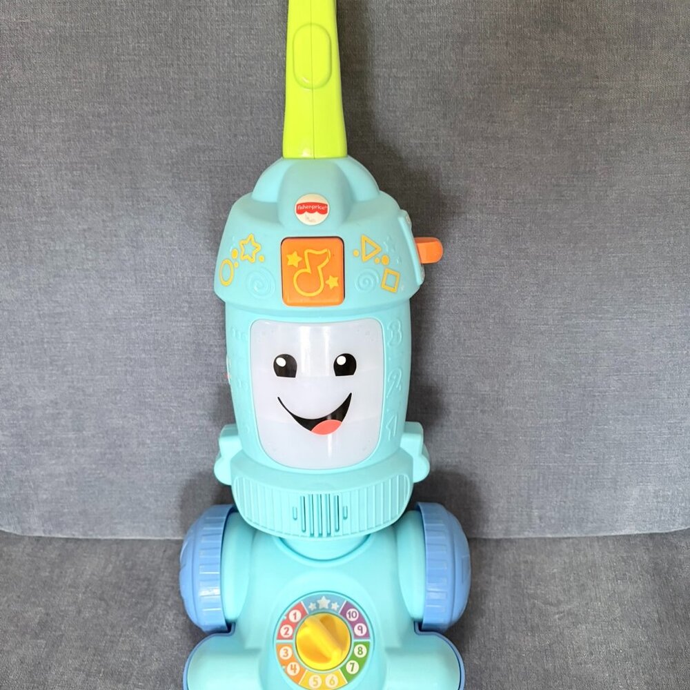 Fisher-Price Toddler Toy Laugh & Learn Light-Up Learning Vacuum
